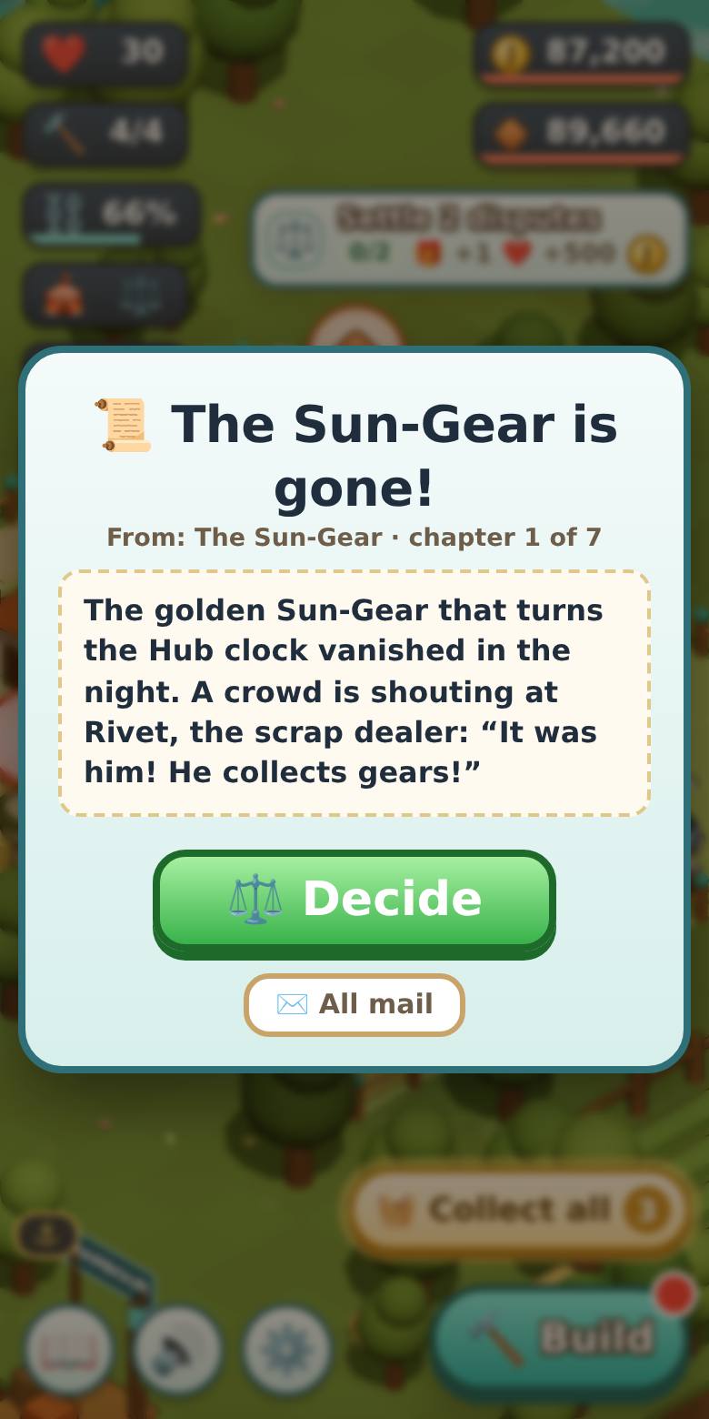 The Sun-Gear mystery: one chapter a day